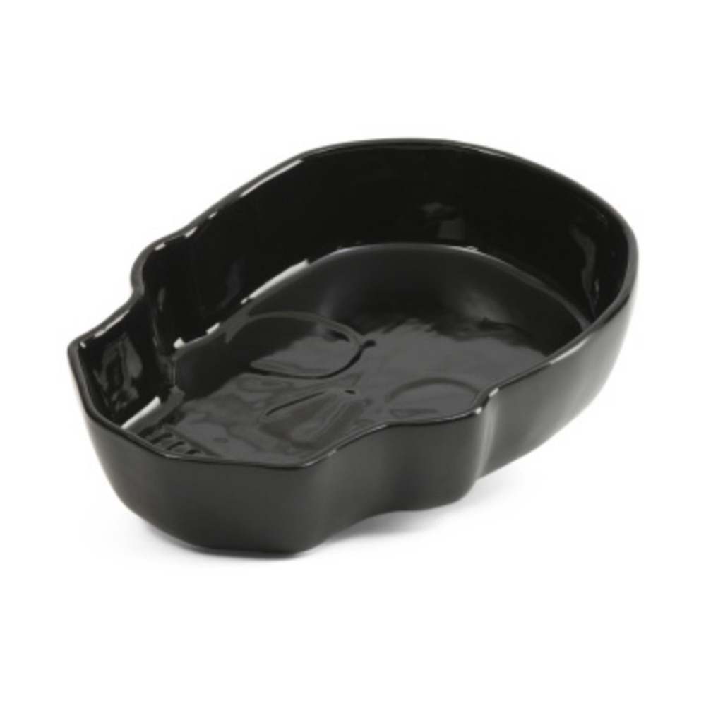 11’ Black Skull Shaped Baking Dish R Squared